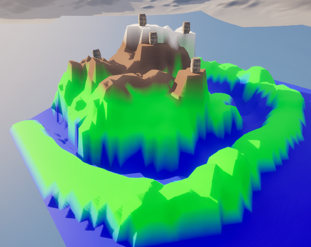 Project name: Hexton Hills Tile Generator. Made using Unreal and C++